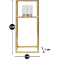 Svícen Elegant 35 cm zlatý