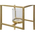 Svícen Elegant 25 cm zlatý