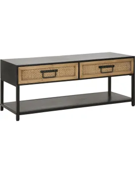 TV stolek Hanoi 95 cm černo-hnědý