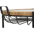 Konferenční stolek Cebu 70 cm černý/hnědý