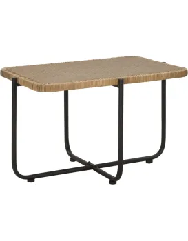 Konferenční stolek Cebu 75 cm černý/hnědý