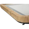 Konferenční stolek Barth 70 cm hnědý/černý