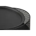 Odkládací stolek Blacky 40 cm černý/zlatý