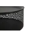 Odkládací stolek Blacky 35 cm černý/zlatý
