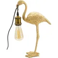 Stolní lampa Flamingo 39,5 cm zlatá
