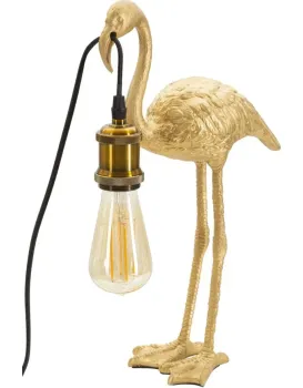 Stolní lampa Flamingo 39,5 cm zlatá