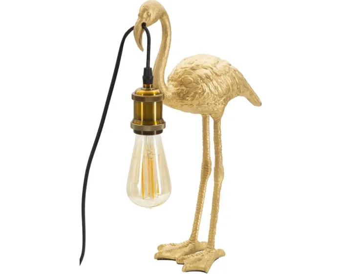 Stolní lampa Flamingo 39,5 cm zlatá