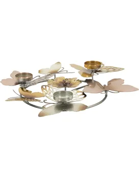 Kovový svícen Shiny 39 cm vícebarevný