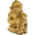 Stolní lampa Monkey Mum 49 cm zlatá