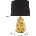 Stolní lampa Monkey Mum 49 cm zlatá