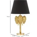 Stolní lampa Elephant 59 cm černo-zlatá