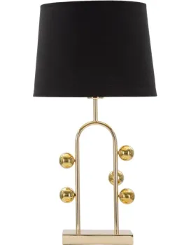 Stolní lampa Bubble 61 cm černo-zlatá
