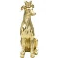 Dekorativní soška Dog 33 cm zlatá