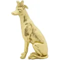 Dekorativní soška Dog 33 cm zlatá