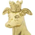 Dekorativní soška Dog 33 cm zlatá