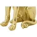 Dekorativní soška Dog 33 cm zlatá