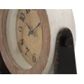 Stolní hodiny Round 24 cm hnědé