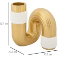 Váza Bann Big 12 cm zlatá/bílá