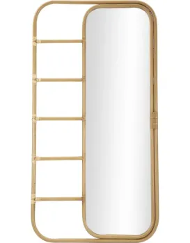 Volně stojící zrcadlo Panama 151 cm hnědé