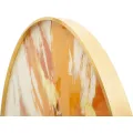 Nástěnné hodiny Glass Toply 80 cm vícebarevné/zlaté