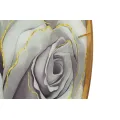 Nástěnné hodiny Glass Rose 80 cm vícebarevné/zlaté