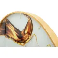 Nástěnné hodiny Glass Rose 80 cm vícebarevné/zlaté