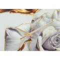 Nástěnné hodiny Glass Rose 60 cm vícebarevné/zlaté