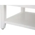 Konferenční stolek Shine 90 cm se zásuvkami bílý