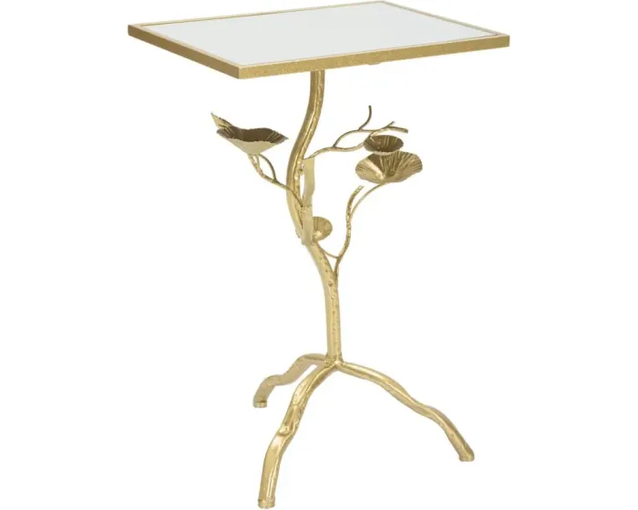 Odkládací stolek Tisty 40 cm zlatý