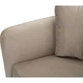 Designové křeslo Kiev šedé/zlaté