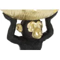 Dekorativní soška Monkey černo-žlatá