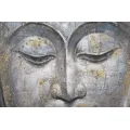 Obraz Face Buddha Light A 80x120 cm šedý