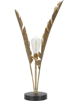 Stolní lampa Palm 65 cm zlatá