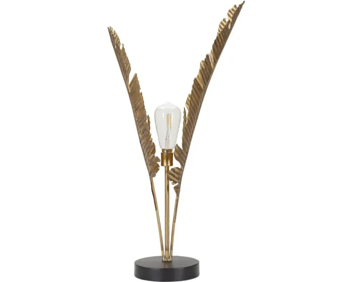 Stolní lampa Palm 65 cm zlatá