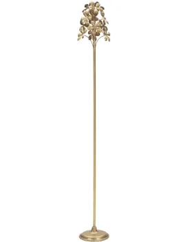 Kovový svícen Flowy 118 cm zlatý
