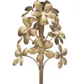 Kovový svícen Flowy 118 cm zlatý