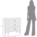 Komoda Shine 81 cm bílá