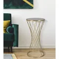 Odkládací stolek Tower 40 cm zlatý