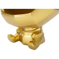 Dekorativní miska Dog 17 cm zlatá