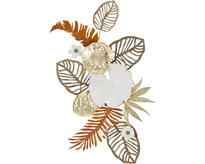 Nástěnná kovová dekorace Bouquet 50,8 cm vícebarevná