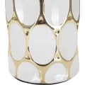 Stolní lampa Glam Carv 56 cm bílo-zlatá