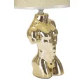 Stolní lampa Glam Man 42,5 cm béžovo-zlatá