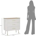 Komoda Matera 78 cm bílá
