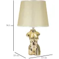 Stolní lampa Glam Woman 39,5 cm béžovo-zlatá