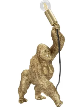 Stolní lampa Gorilla 40 cm zlatá