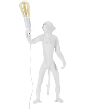 Stolní lampa Monkey 55 cm bílá