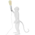 Stolní lampa Monkey 55 cm bílá
