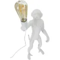 Stolní lampa Monkey 55 cm bílá