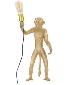 Stolní lampa Monkey 55 cm zlatá