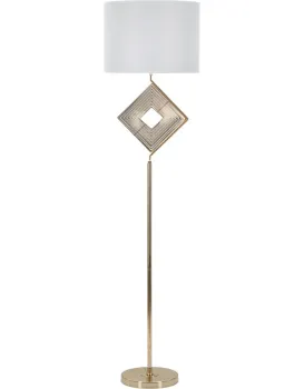 Stojací lampa Move 161 cm zlatá/bílá